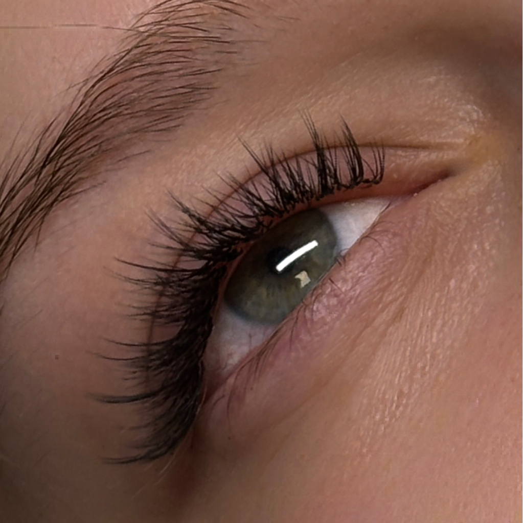 Наращивание «Лучи с растушевкой»