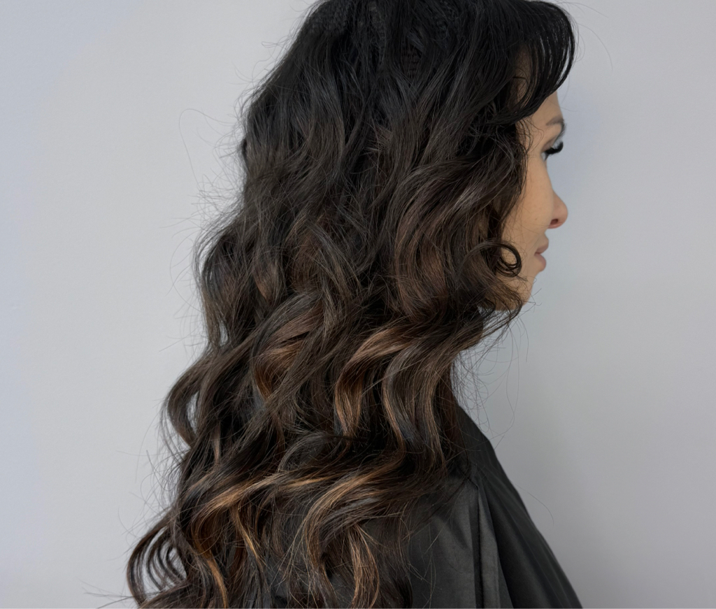 Укладка на плойку ( локоны )