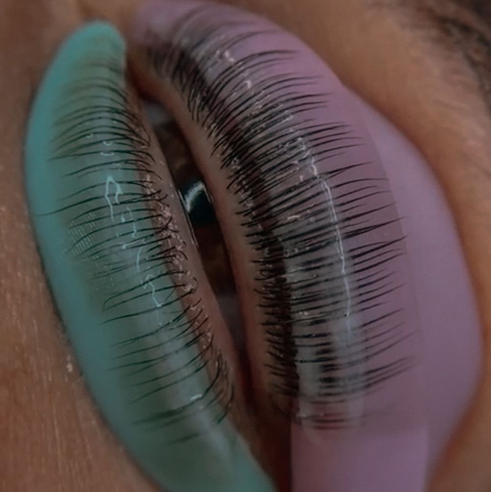 Ламинирование нижних ресниц + окрашивание + BOTOX