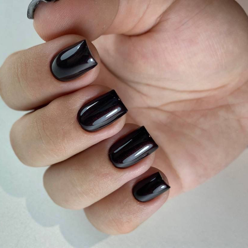 Маникюр + покрытие гель лаком один тон