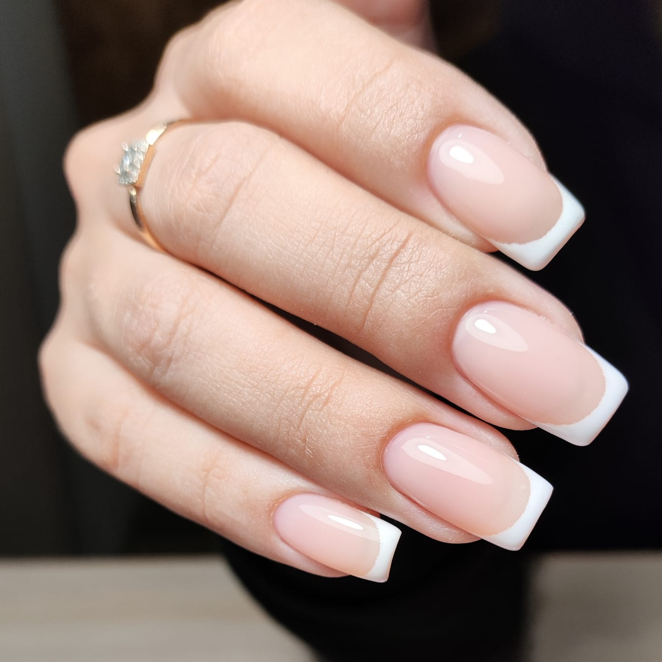 Дизайн на все ногти (френч)