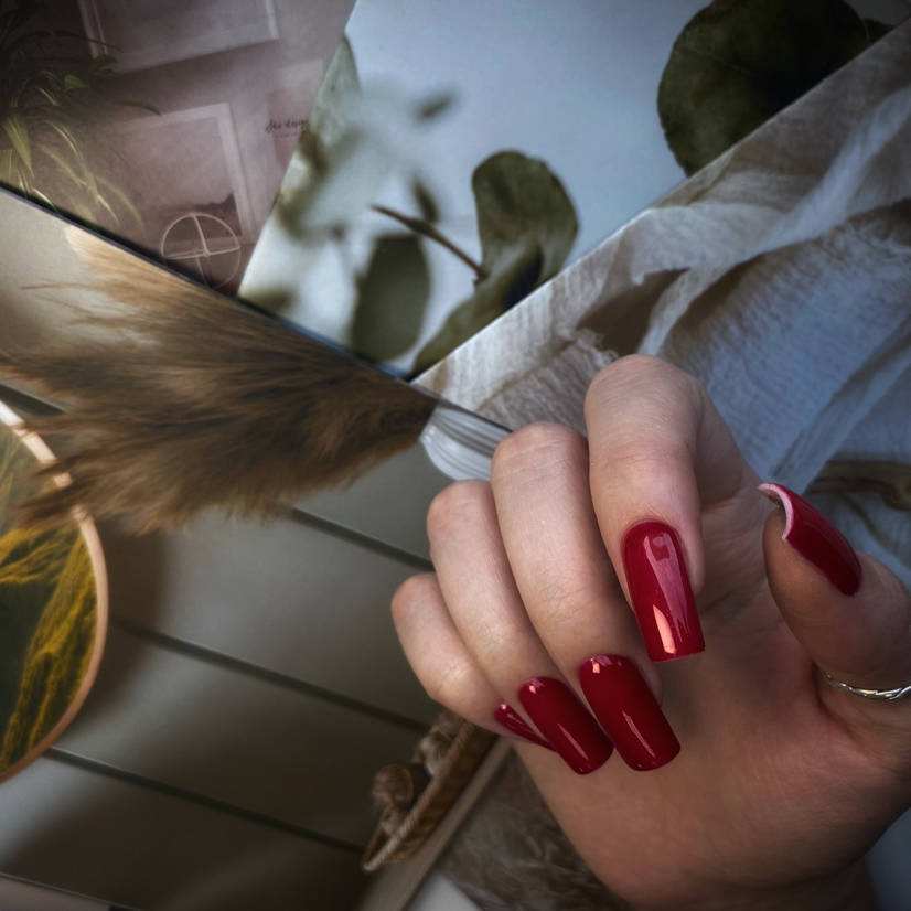 Маникюр с наращиванием и покрытием