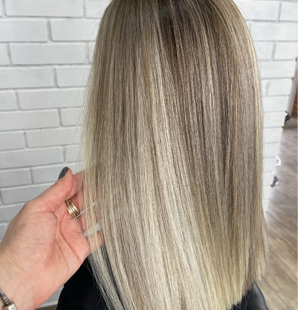 Аиртач,омбре,шатуш,балаяж,микромелирование,(средняя длина волос)