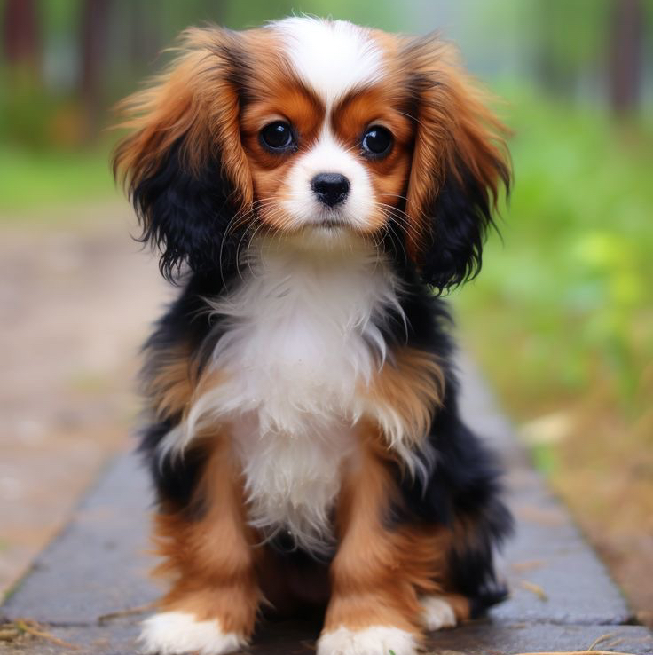 Кавалер-кинг-чарльз-спаниель (гигиена + стрижка под ножницы) от 15 кг до 19 кг