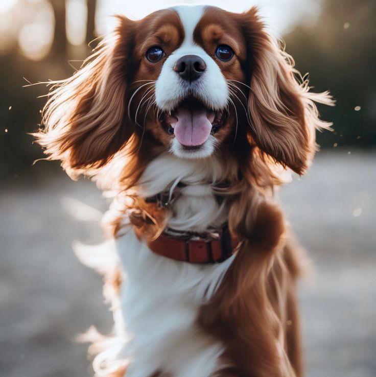 Кавалер-кинг-чарльз-спаниель (гигиена + стрижка под ножницы) от 20кг до 26кг