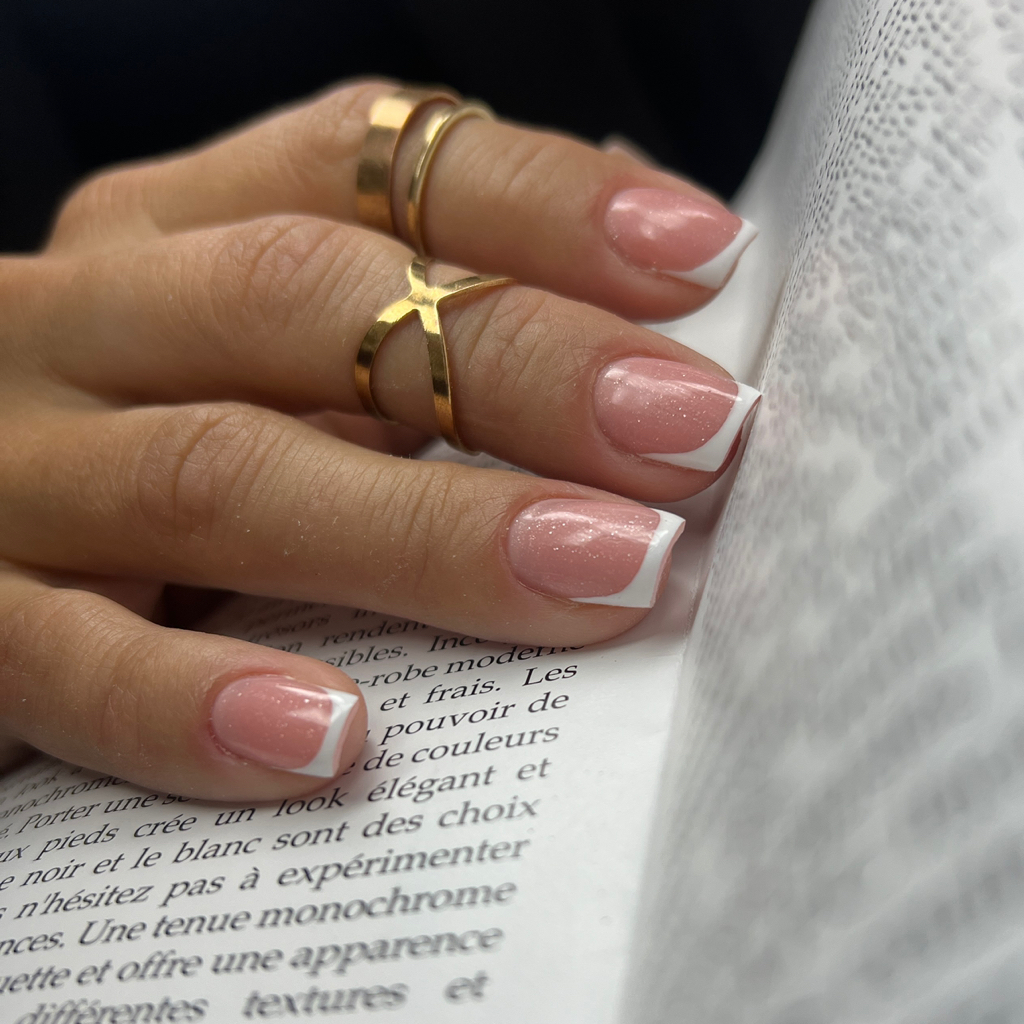 Маникюр г/л+Дизайн френч