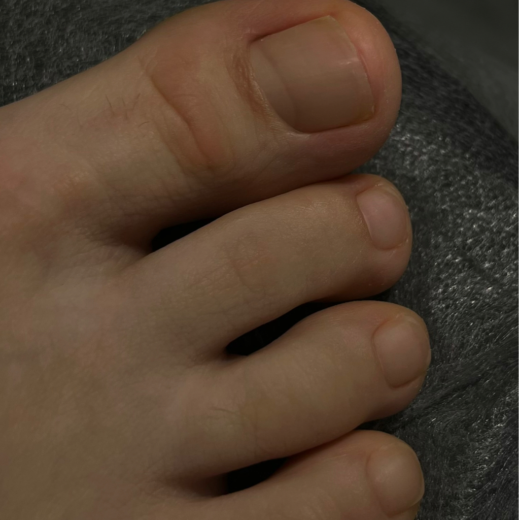 Педикюр пальчики без покрытия