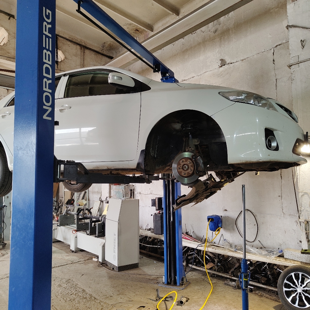 Ремонт гидро рейки со снятием установкой Тойота, Ниссан