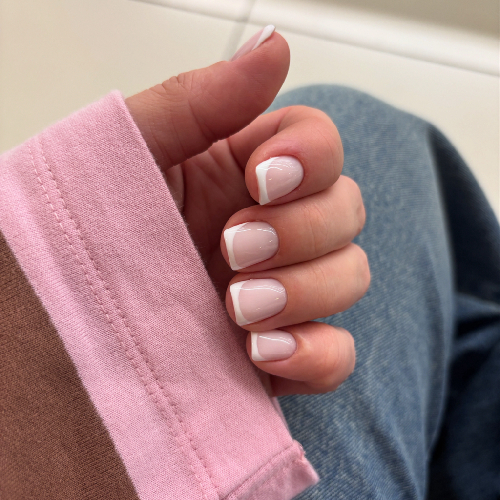 Маникюр с покрытием (укрепление по необходимости)