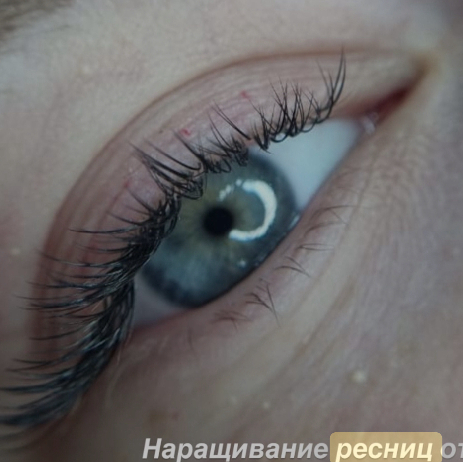 LED наращивание ресниц (классика)