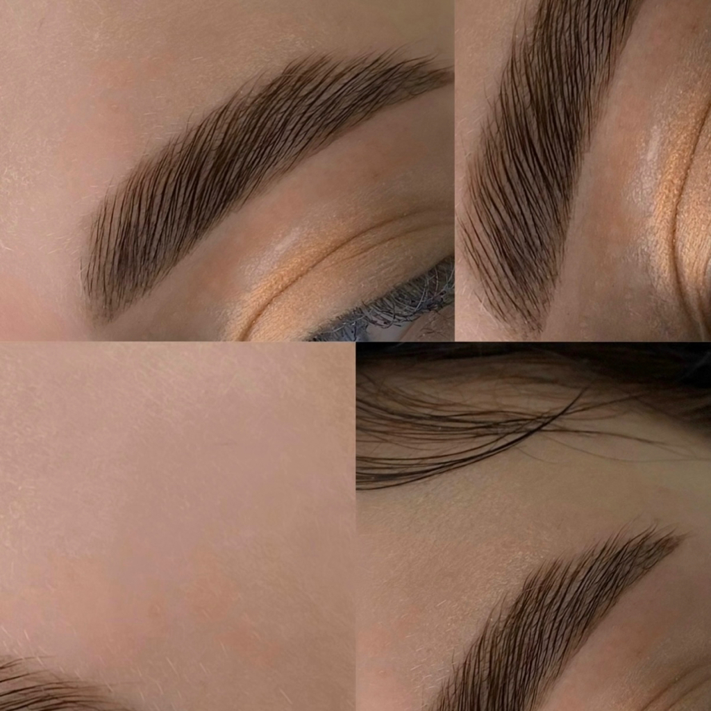 Коррекция бровей с окрашиванием