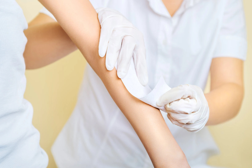 Предплечье (сахар / воск)