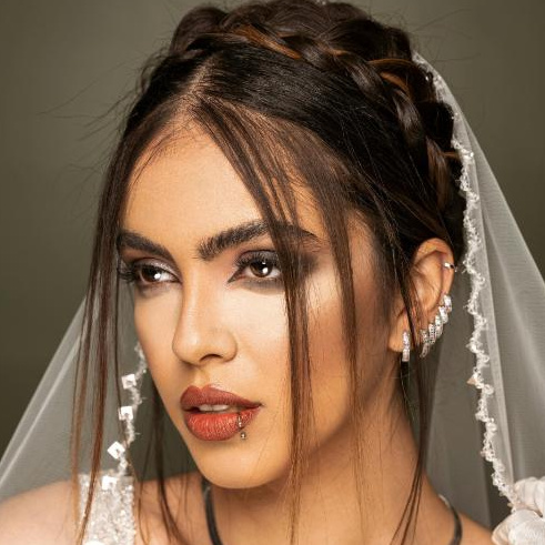 Simple Bridal hair & makeup