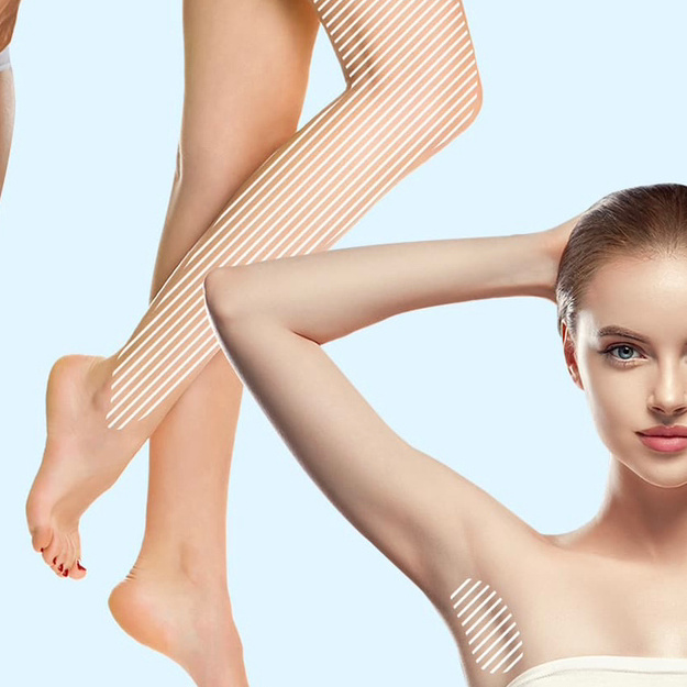 Подмышечные впадины + ноги полностью