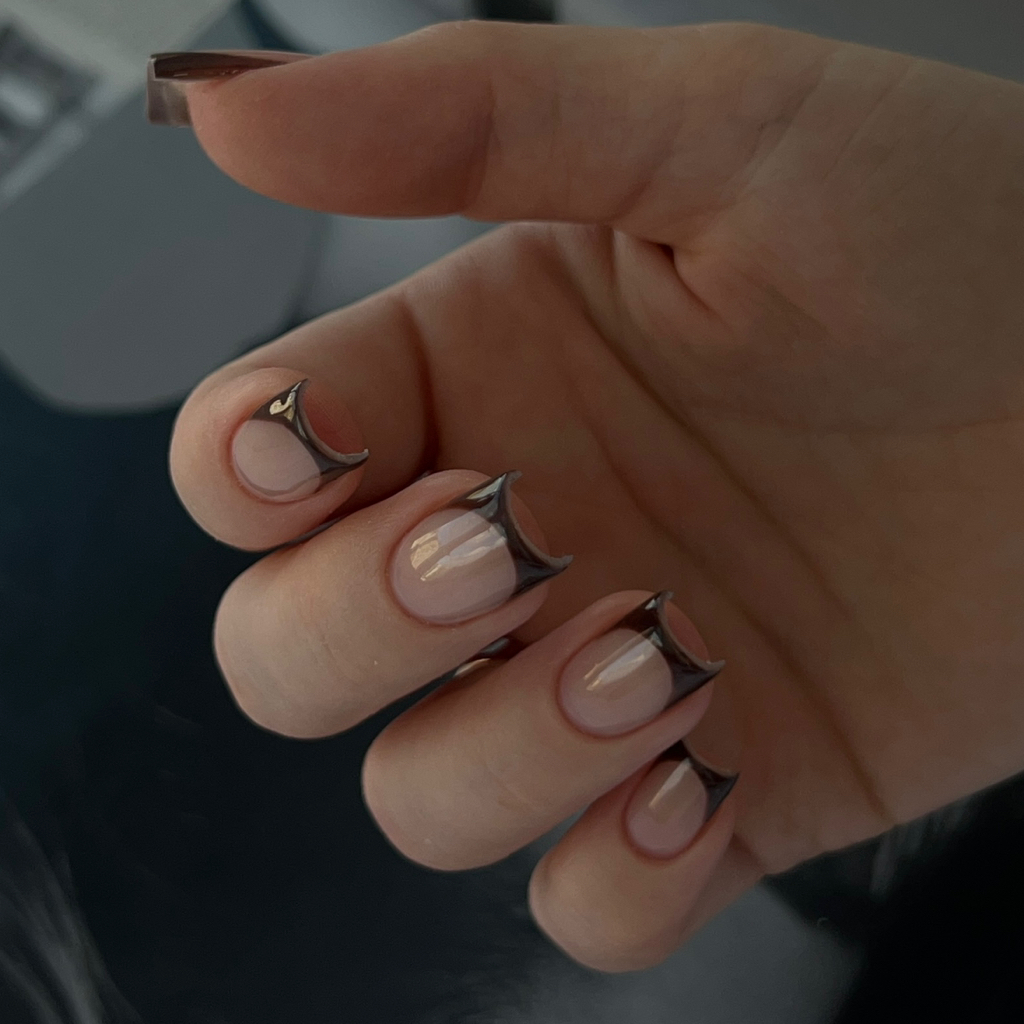 Маникюр + френч/ втирка/ сложный дизайн