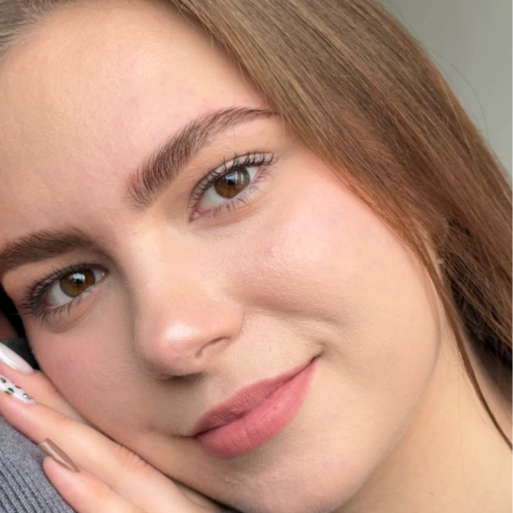 окрашивание + коррекция бровей - уход