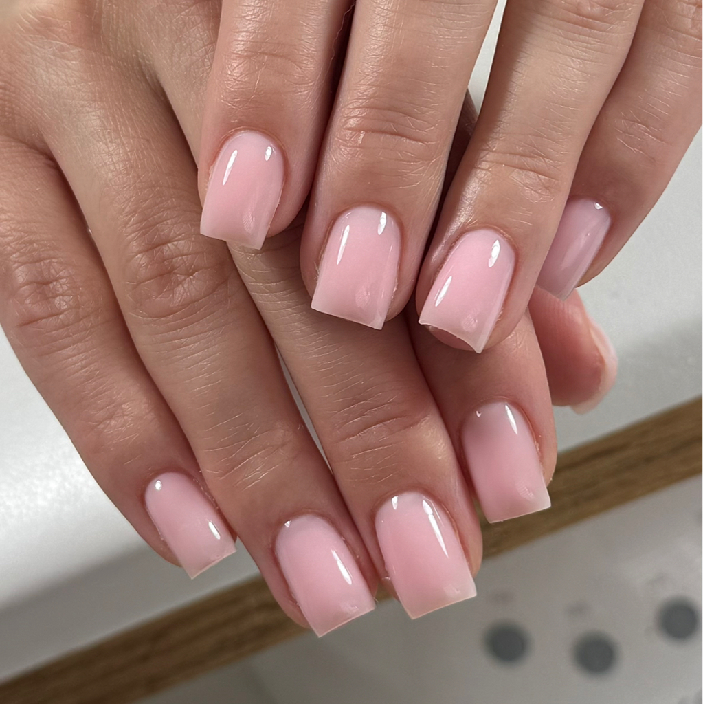 Пилочный маникюр с покрытием гель лак