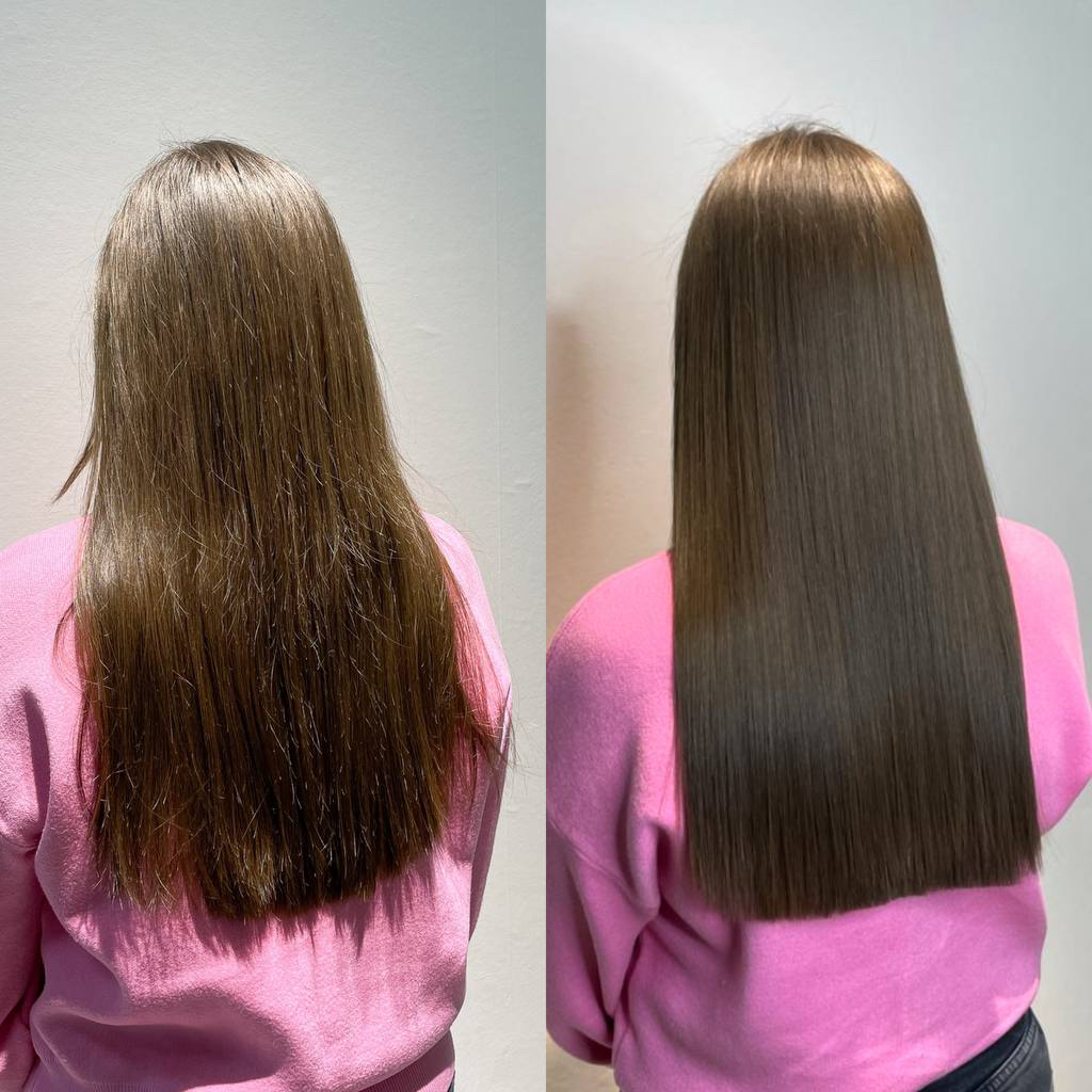 кератин/ботокс ниже лопаток