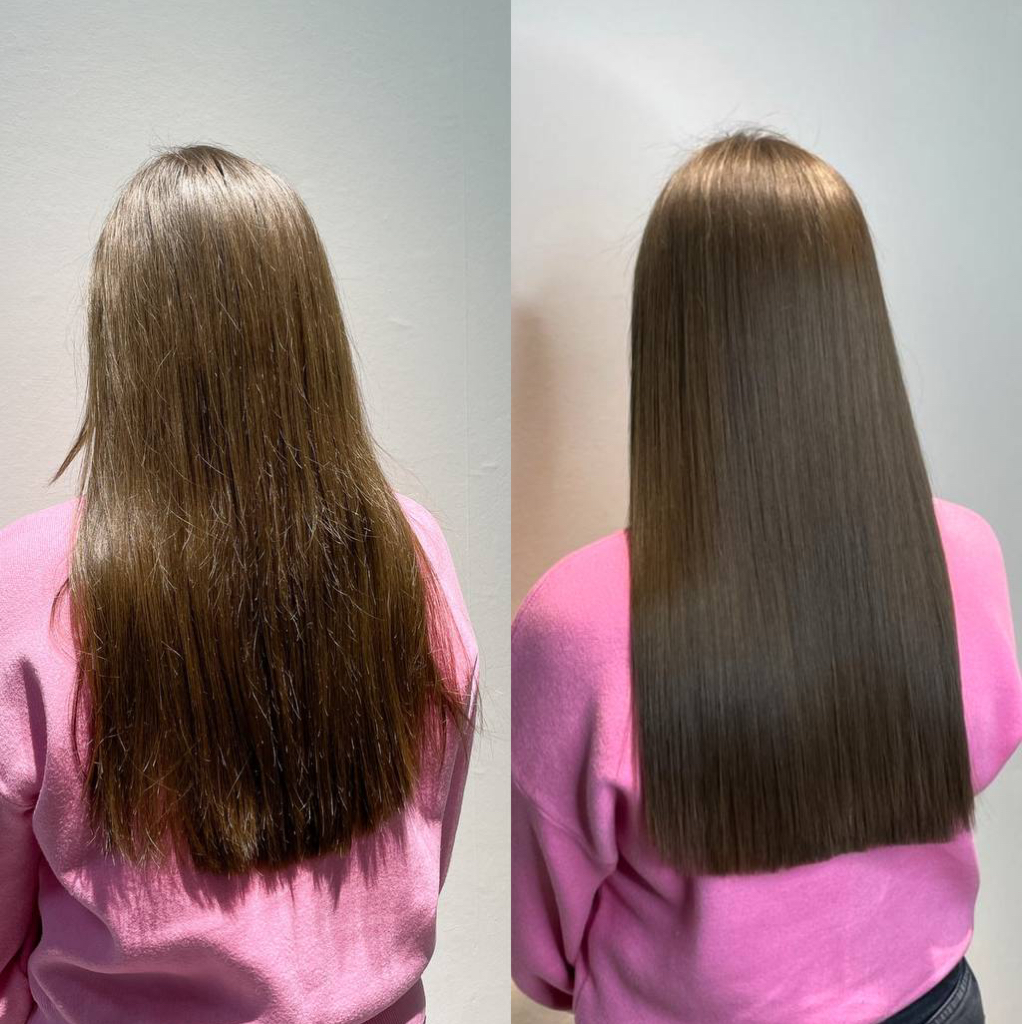 кератин/ботокс по плечи/ниже плеч