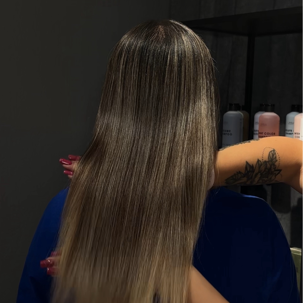 Тотальная реконструкция ( холодное восстановление+кератин/ботокс)