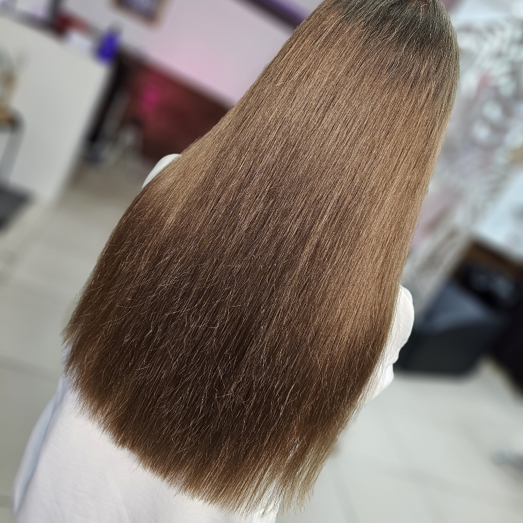 Подравнять кончики (ровный срез)