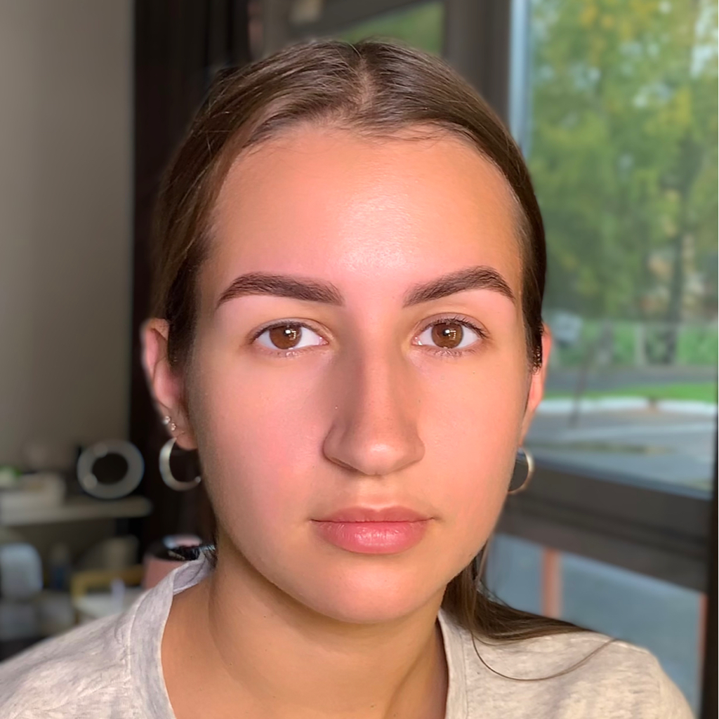 Окрашивание + коррекция бровей