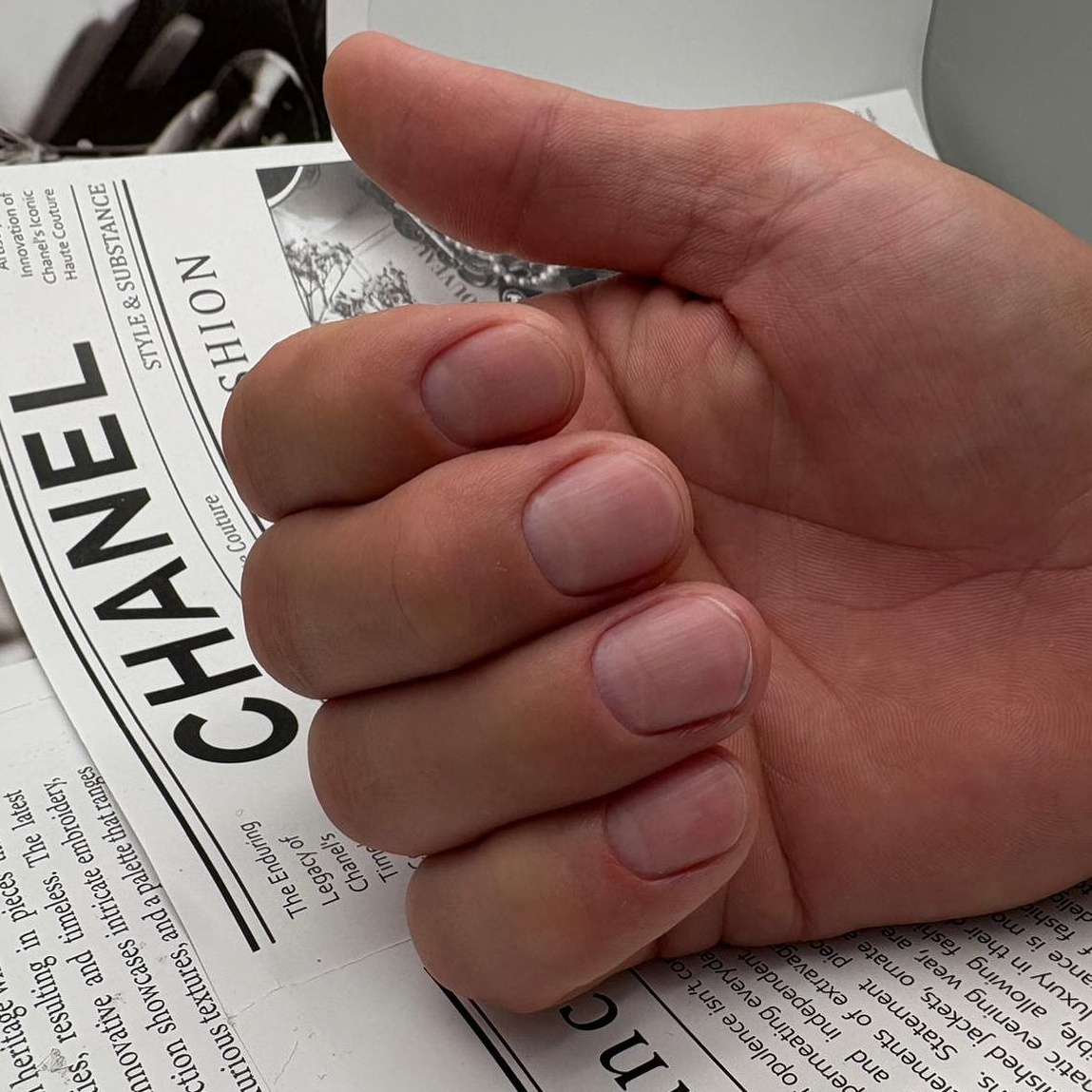 Мужской маникюр без покрытия