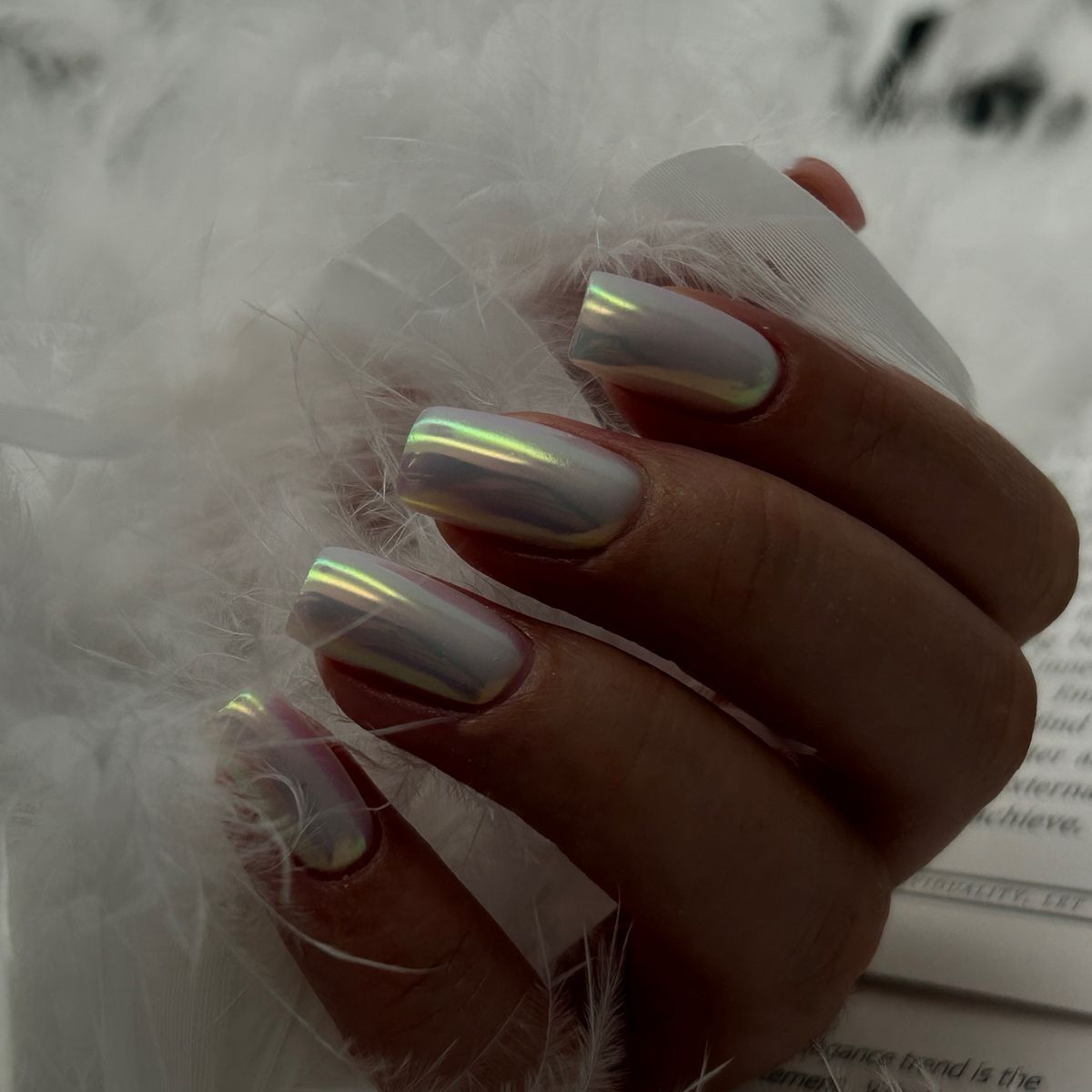 Френч, втирка, лунки, растяжка  (1 ноготь)