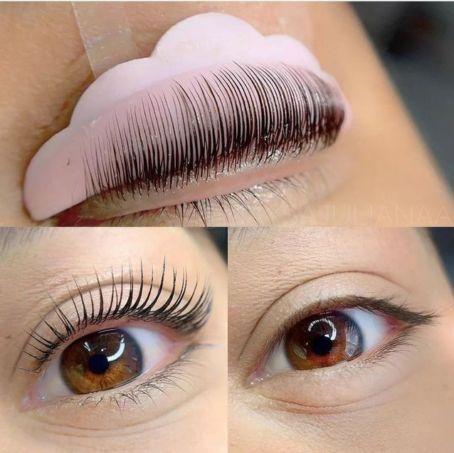 Ламинирование ресниц комплекс с окрашиванием