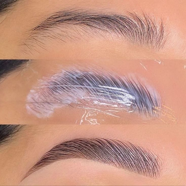 Ламинирование бровей комплекс с окрашиванием