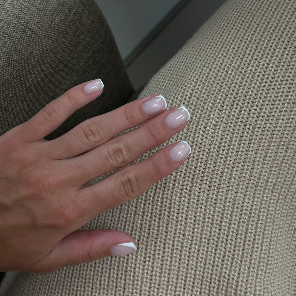 Снятие, маникюр и покрытие френч/дизайн