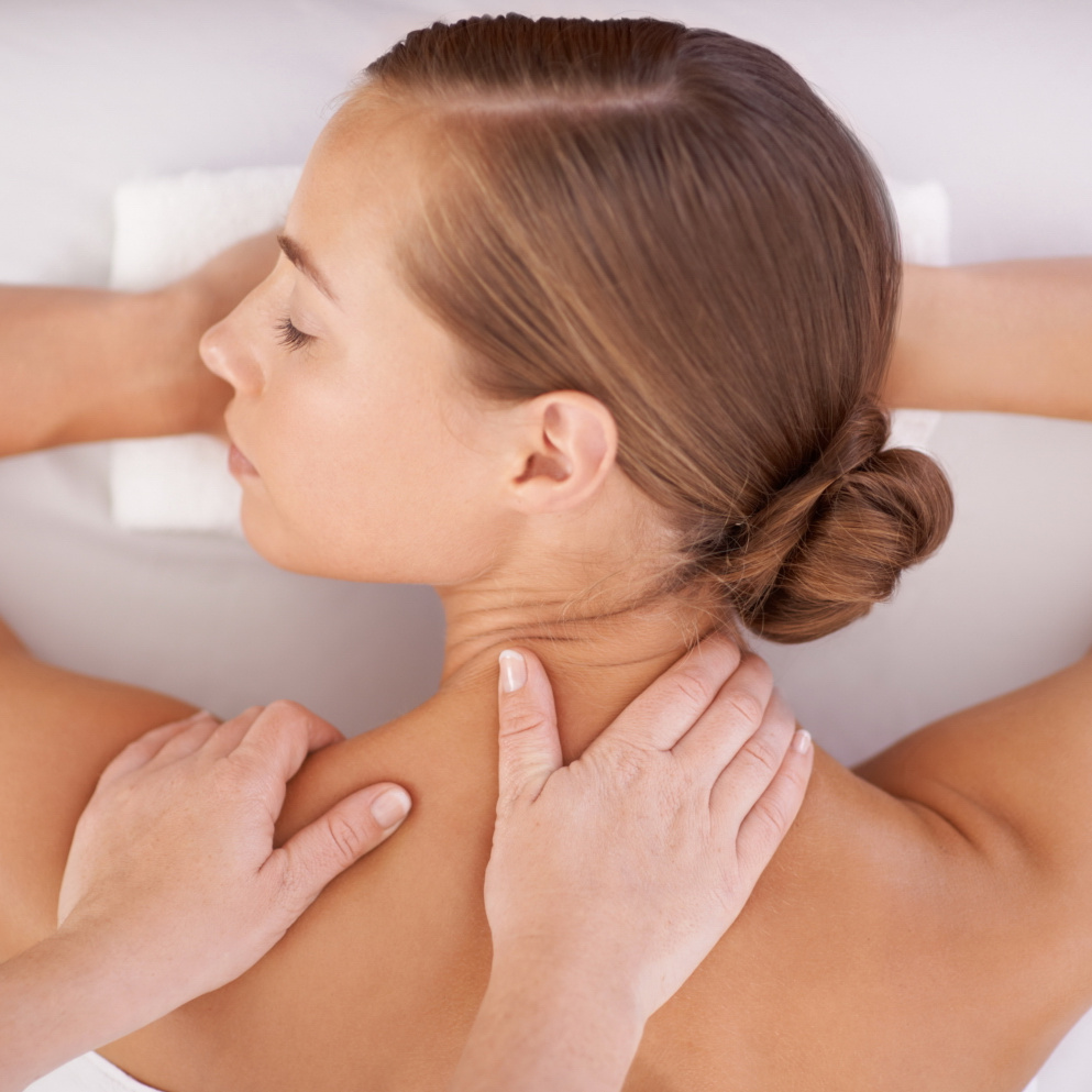 Массаж спины и ШВЗ, для девушки