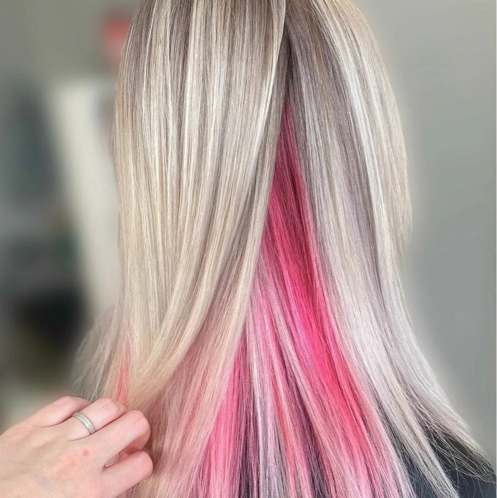 Цветное мелирование