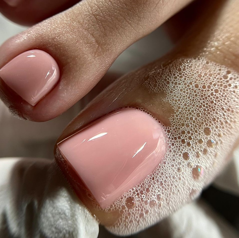 Педикюр полный с покрытием