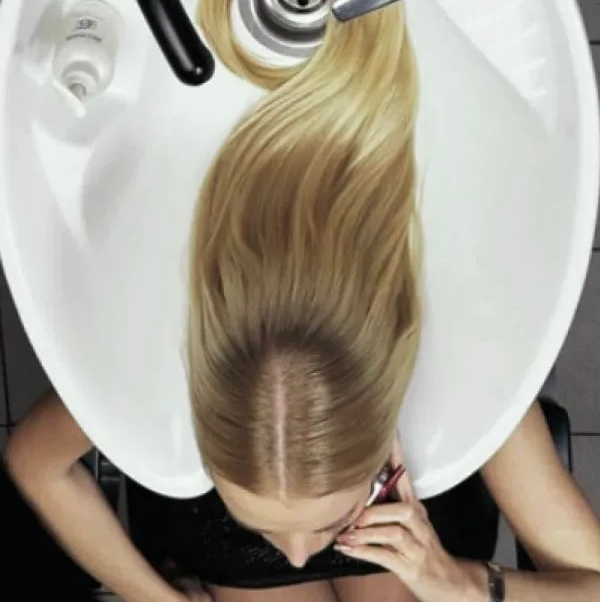 Тонирование после мелирования (заполнение кутикулы пигментом )