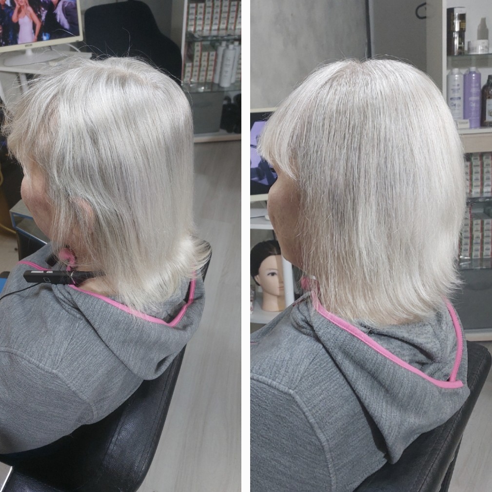 Прикорневой объём на кератине