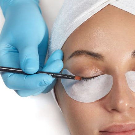 Окрашивание ресниц краской