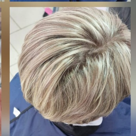 мелирование частое на короткие волосы