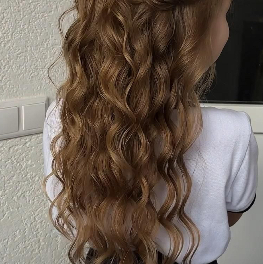 Укладка локоны