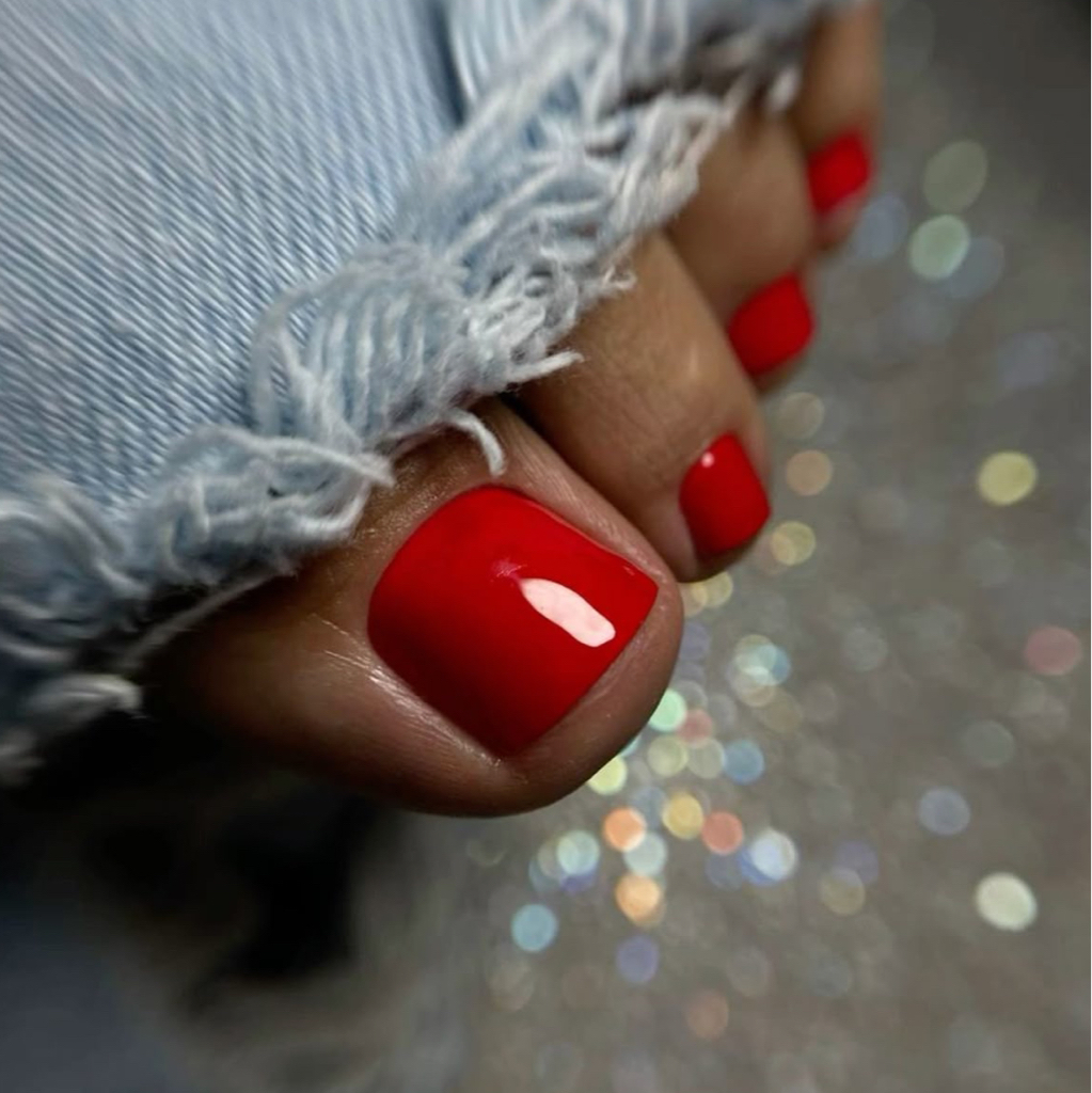 Педикюр (пальчики) с покрытием гель лак