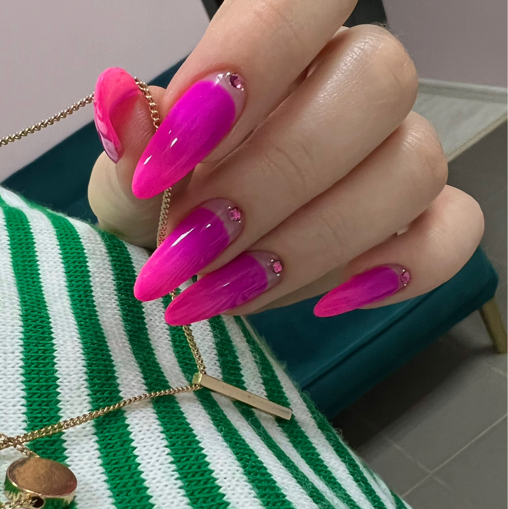 Маникюр с гелевым покрытием (длинные)