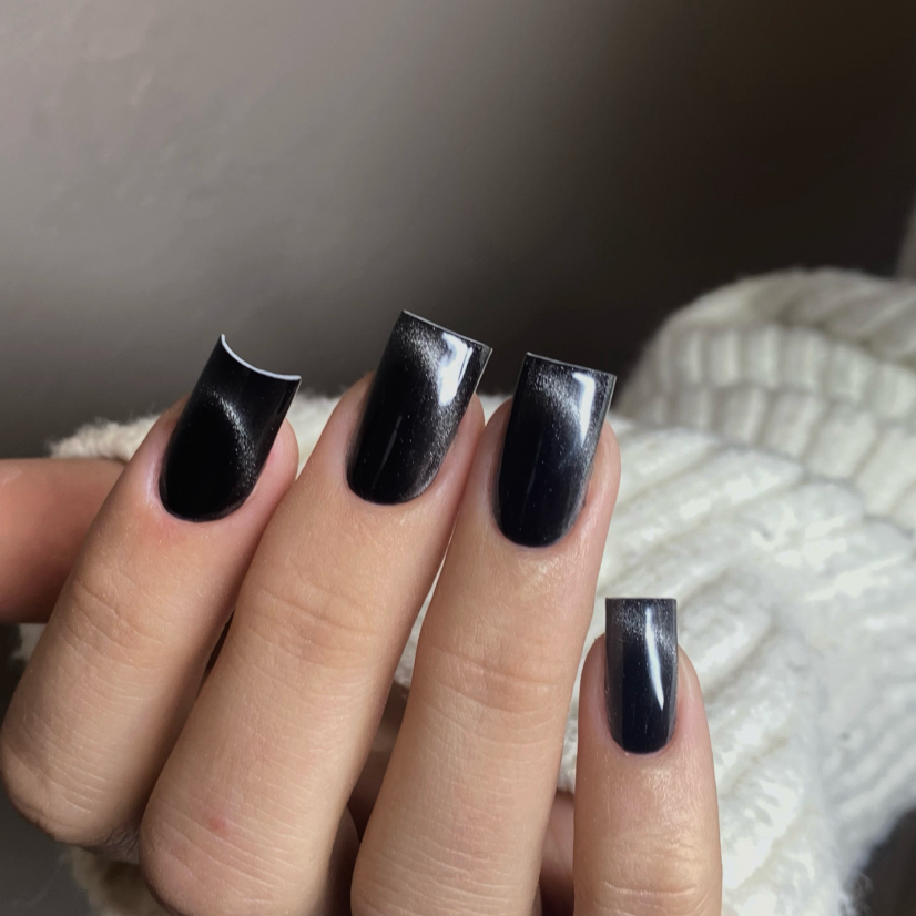 Маникюр с покрытием гель-лак + френч | втирка