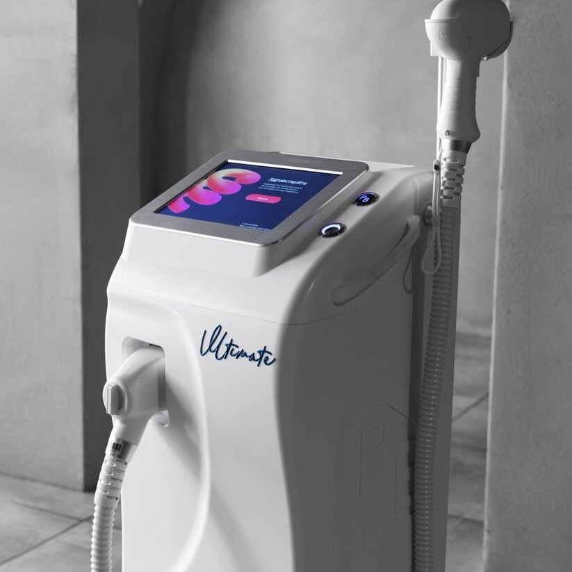 Руки полностью на диодном лазере Ultimate