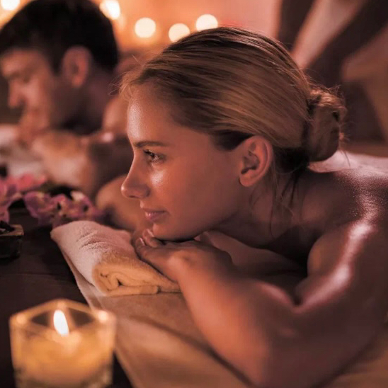 Парный массаж всего тела 70 минут