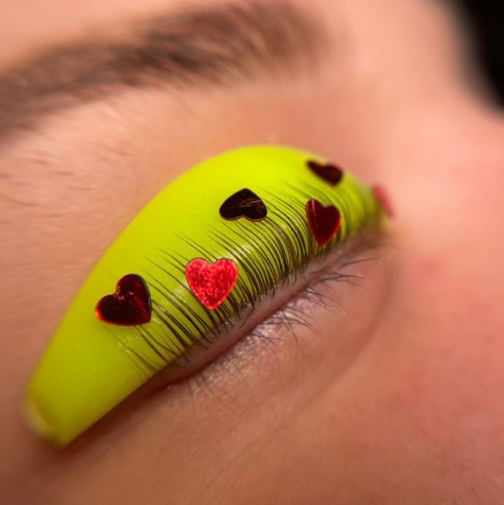 Ламинирование ресниц + окрашивание