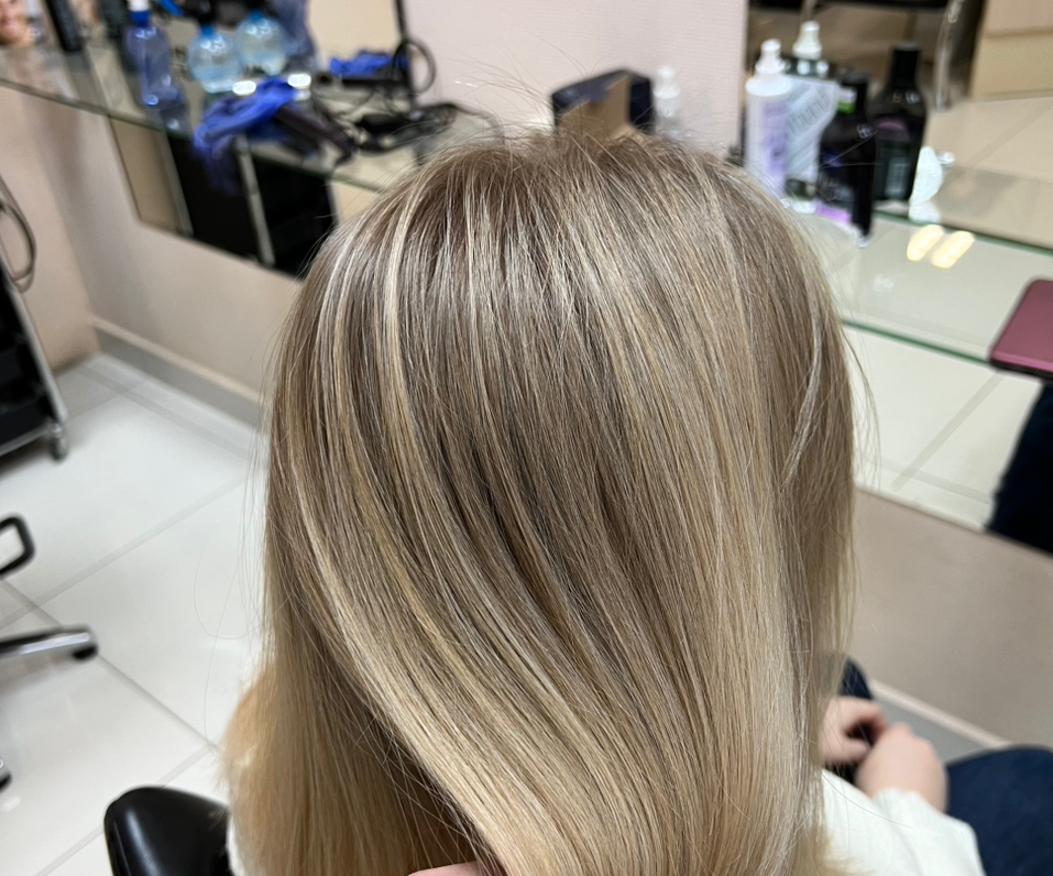 Безаммиачное окрашивание корней