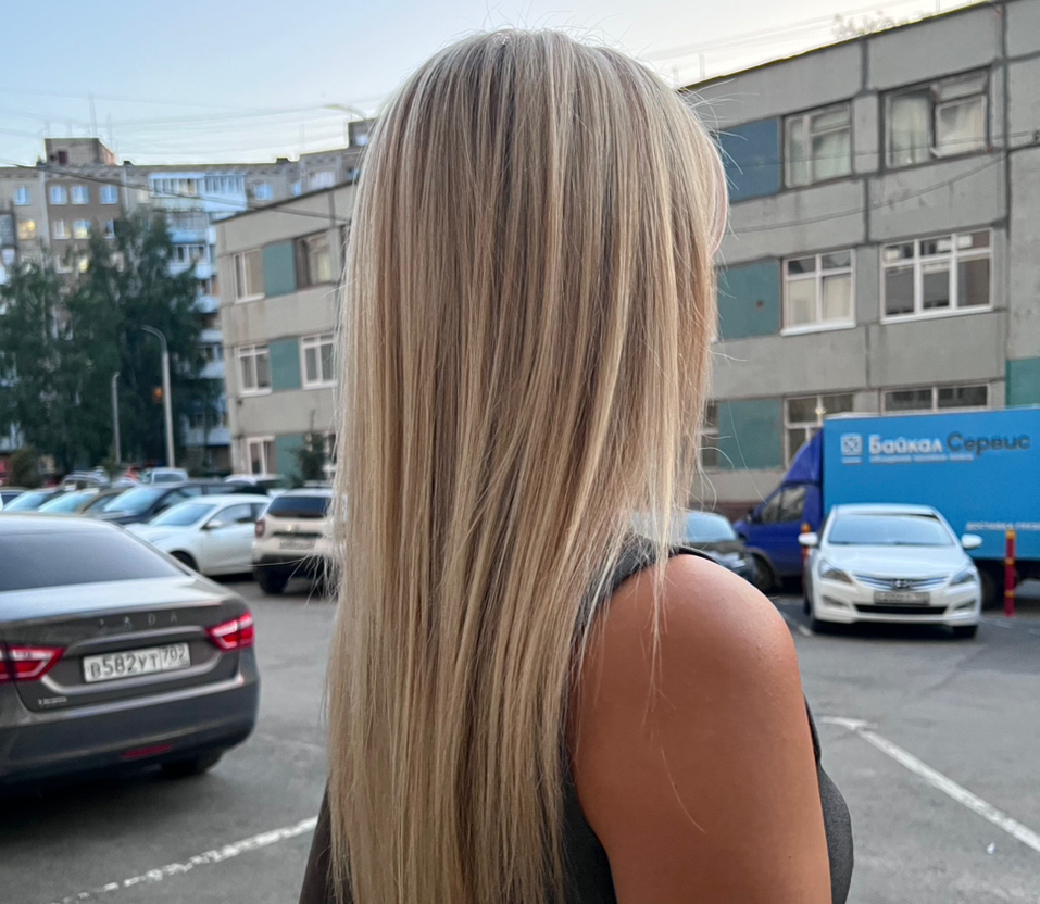 Airtouch длинные волосы