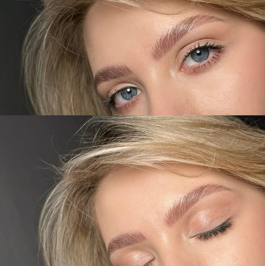 Ламинирование бровей  ( с окрашиванием )