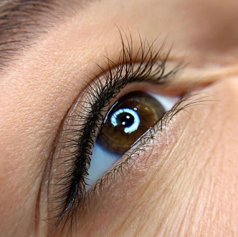 Заполнение межресничного пространства