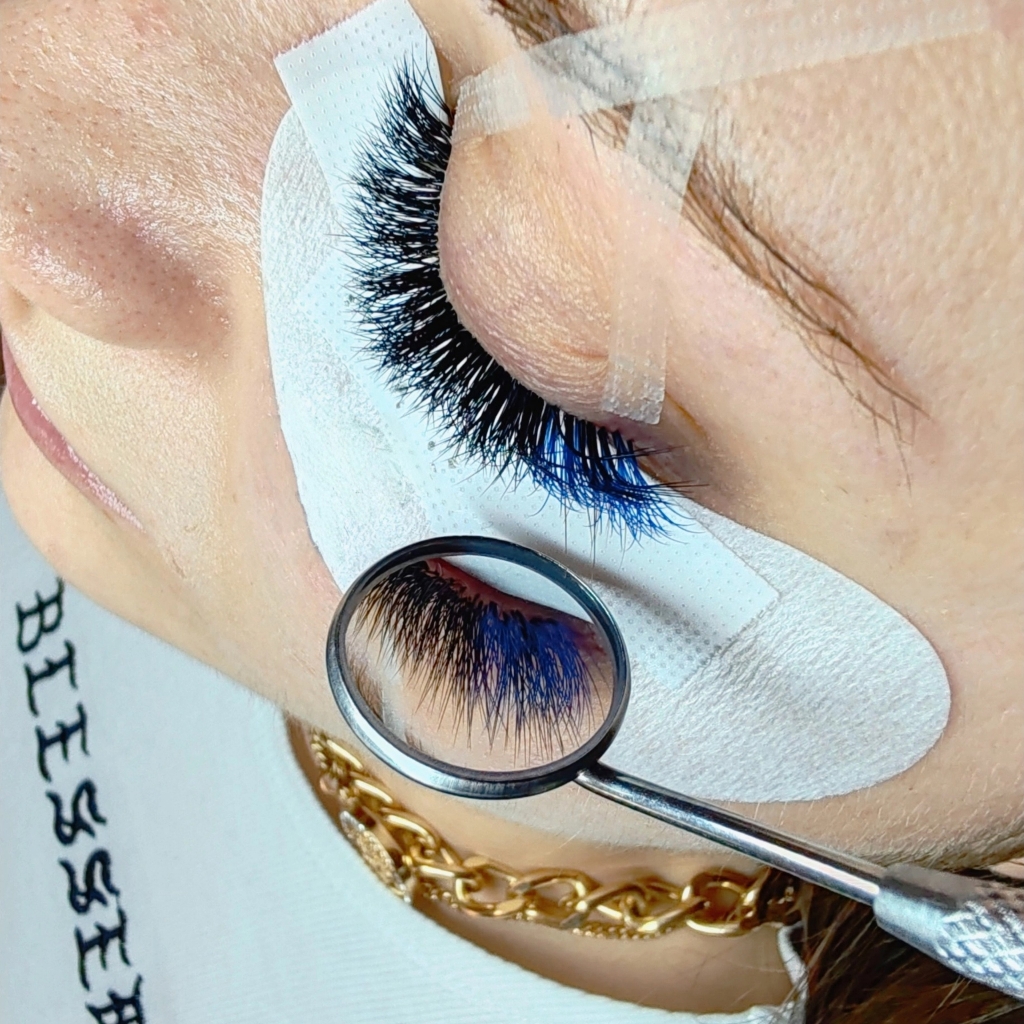 Лучи, мокрый, цветные ресницы + к прайсу объема